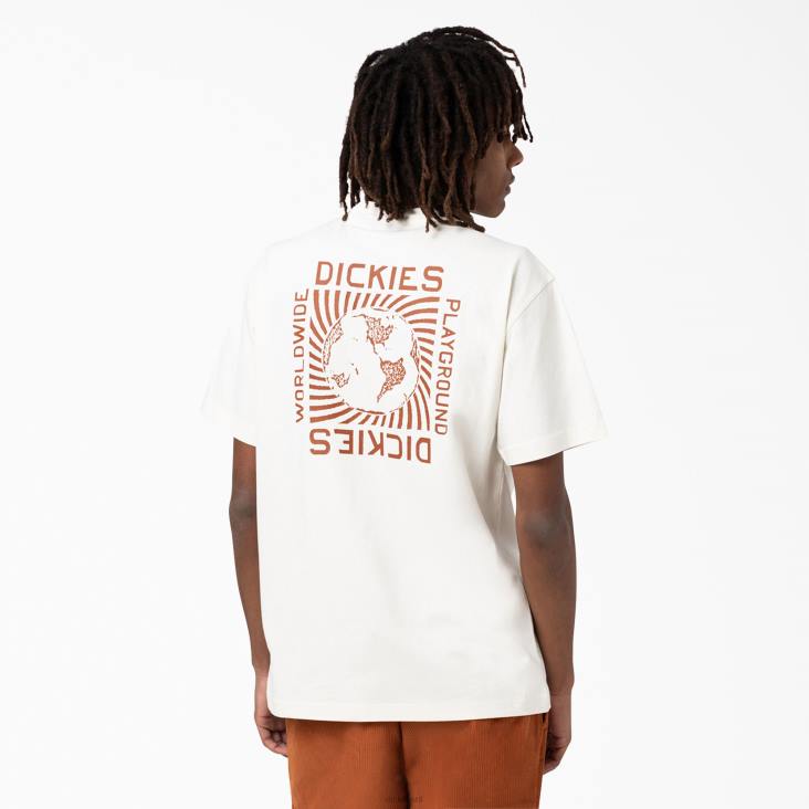 Heren Dickies Marbury T-shirt met korte mouwen wit (wh) kleding 6F0X803