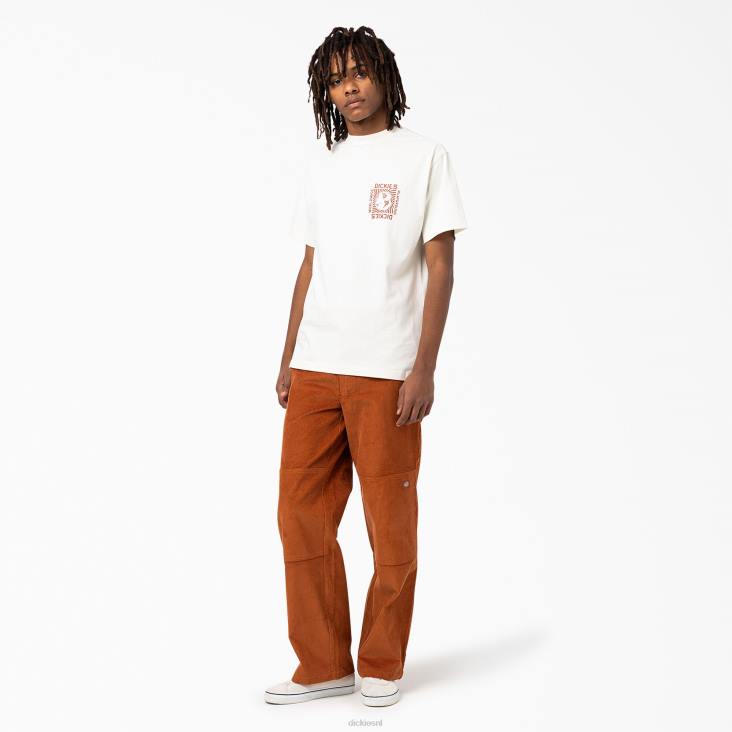 Heren Dickies Marbury T-shirt met korte mouwen wit (wh) kleding 6F0X803