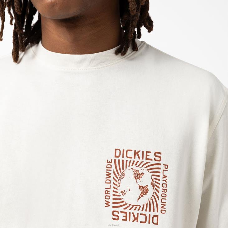 Heren Dickies Marbury T-shirt met korte mouwen wit (wh) kleding 6F0X803
