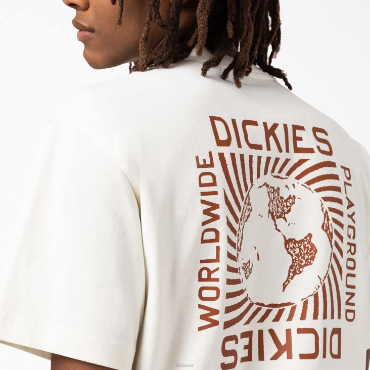 Heren Dickies Marbury T-shirt met korte mouwen wit (wh) kleding 6F0X803