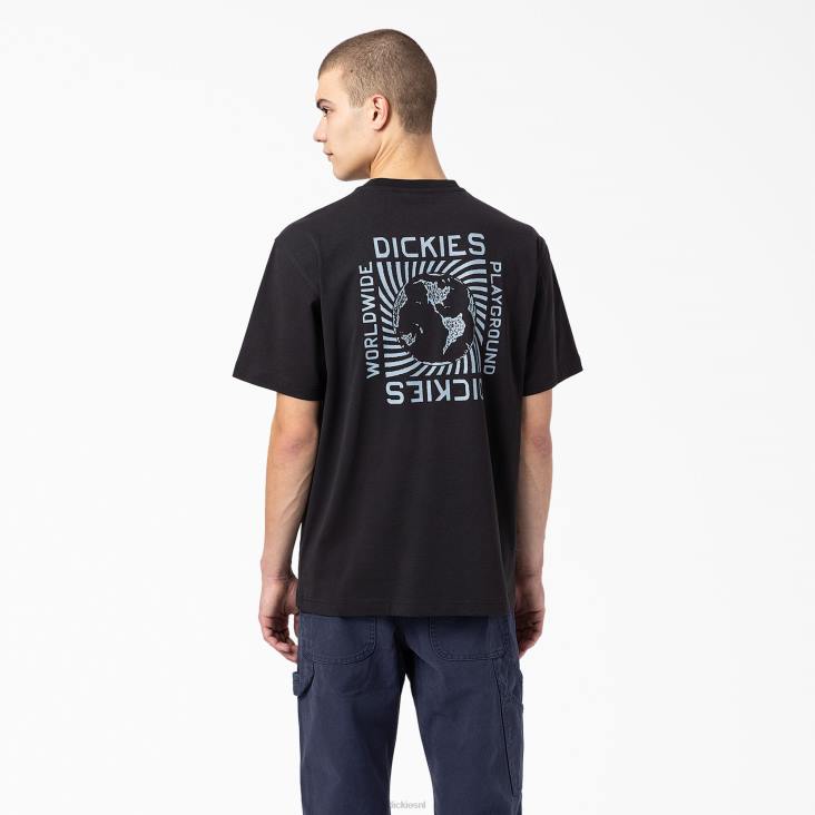 Heren Dickies Marbury T-shirt met korte mouwen zwart (bk) kleding 6F0X800