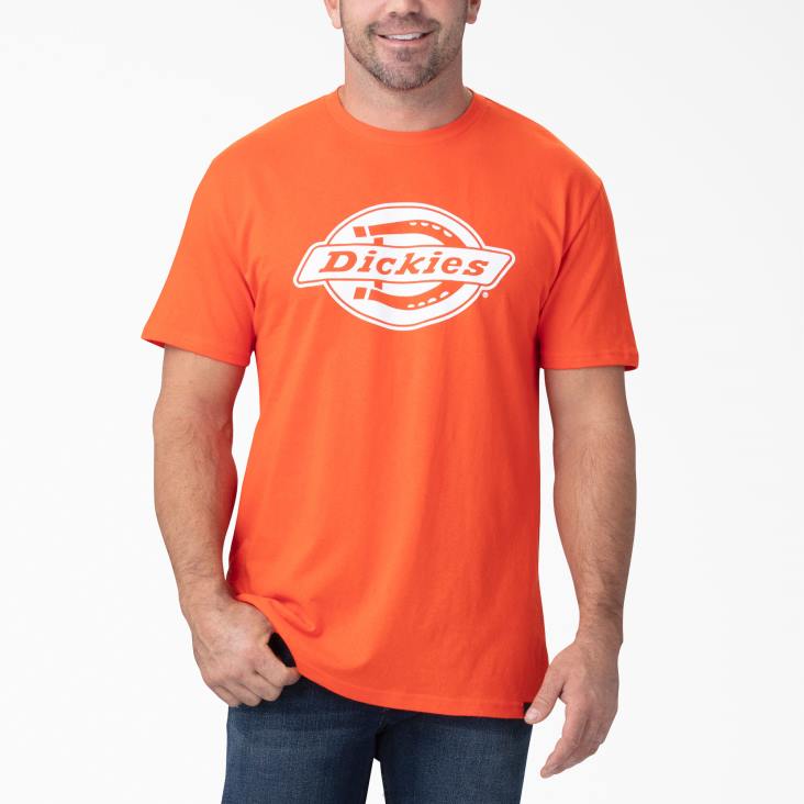 Heren Dickies T-shirt met korte mouwen en een relaxte pasvorm oranje baksteen (ek) kleding 6F0X843