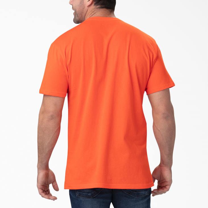 Heren Dickies T-shirt met korte mouwen en een relaxte pasvorm oranje baksteen (ek) kleding 6F0X843