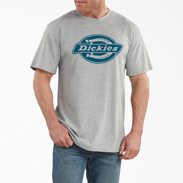 Heren Dickies T-shirt met korte mouwen en een relaxte pasvorm zuidelijke herfst grijs heide (hgfh) kleding 6F0X845