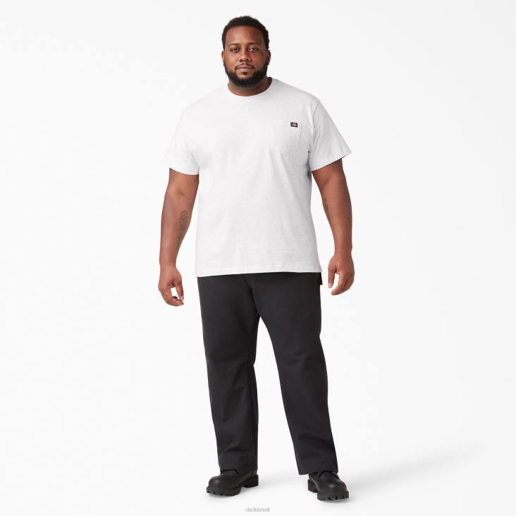 Heren Dickies T-shirt met korte mouwen en lichtgewicht zak asgrijs (ag) kleding 6F0X572