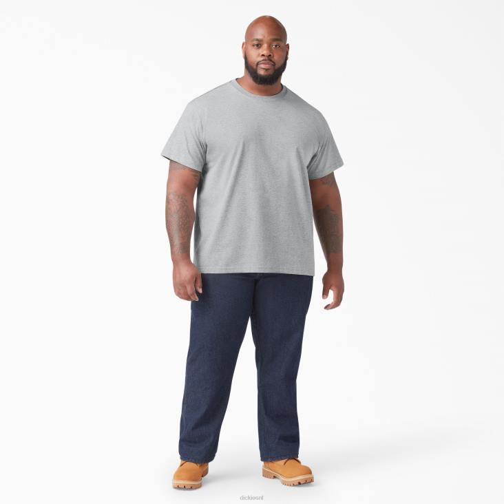 Heren Dickies T-shirt met korte mouwen grijs gespikkeld (hg) kleding 6F0X633