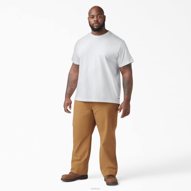 Heren Dickies T-shirt met korte mouwen wit (wh) kleding 6F0X634