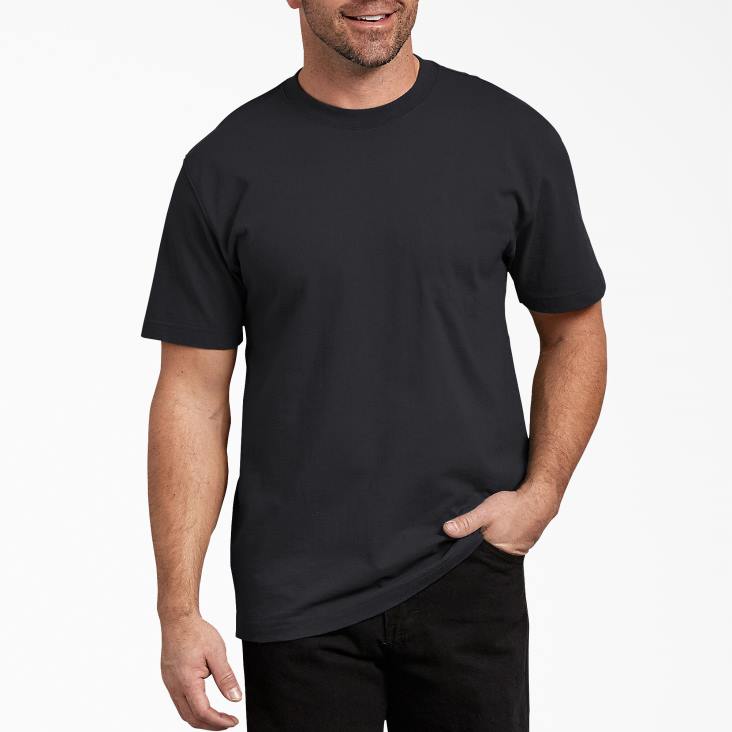 Heren Dickies T-shirt met korte mouwen zwart (bk) kleding 6F0X631
