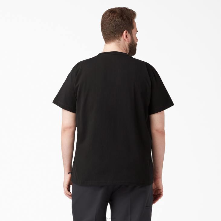 Heren Dickies T-shirt met korte mouwen zwart (bk) kleding 6F0X631