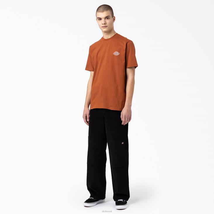 Heren Dickies T-shirt met logo op de achterkant peperkoek bruin (ie) kleding 6F0X748