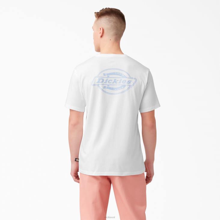Heren Dickies T-shirt met logo op de achterkant wit (wh) kleding 6F0X752