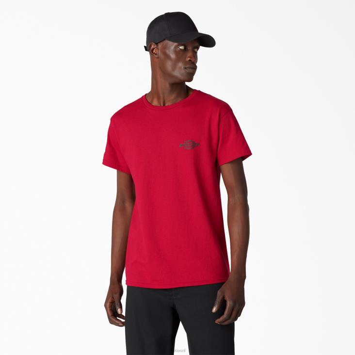 Heren Dickies erfgoed grafisch t-shirt kardinaal (ic) kleding 6F0X904