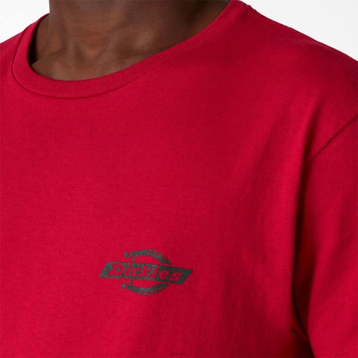 Heren Dickies erfgoed grafisch t-shirt kardinaal (ic) kleding 6F0X904