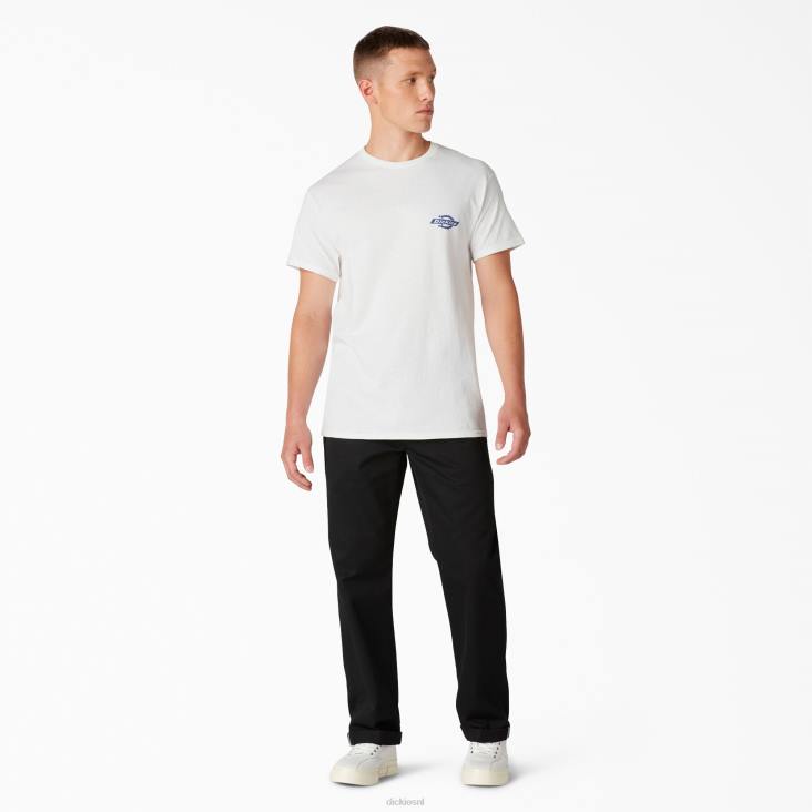 Heren Dickies erfgoed grafisch t-shirt wit (wh) kleding 6F0X905
