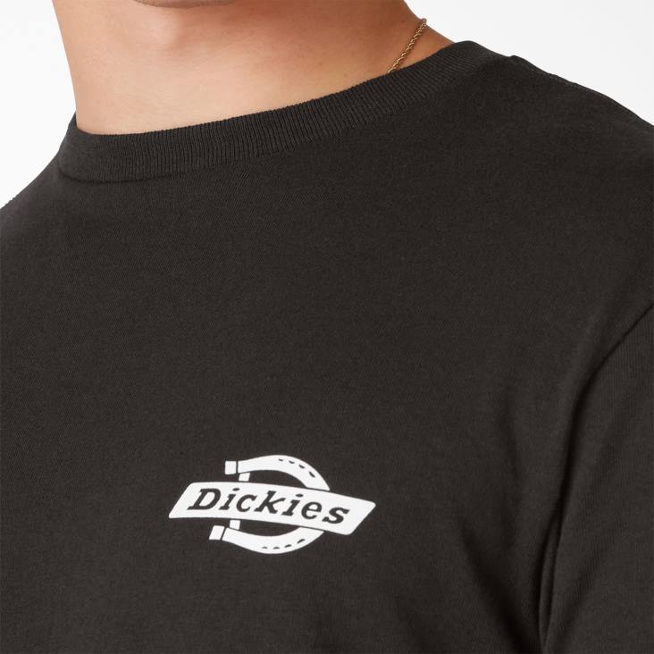 Heren Dickies erfgoed grafisch t-shirt zwart (bk) kleding 6F0X903