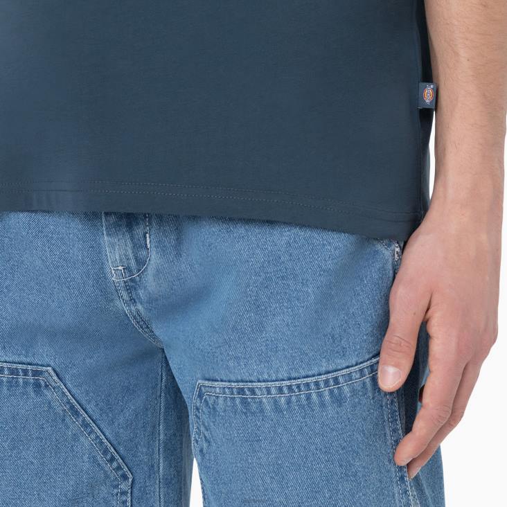 Heren Dickies esdoorn t-shirt met korte mouwen marineblauw (nv) kleding 6F0X821