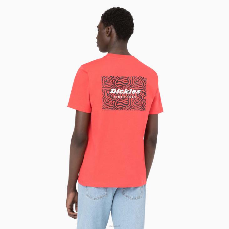 Heren Dickies leesburg T-shirt met korte mouwen bitterzoet (bw2) kleding 6F0X877