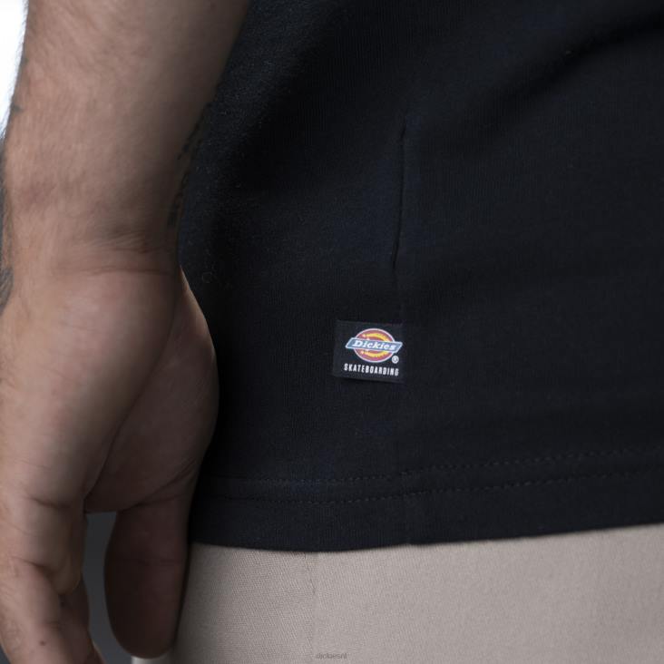 Heren Dickies ronnie sandoval americana grafisch t-shirt zwart (kbk) kleding 6F0X817