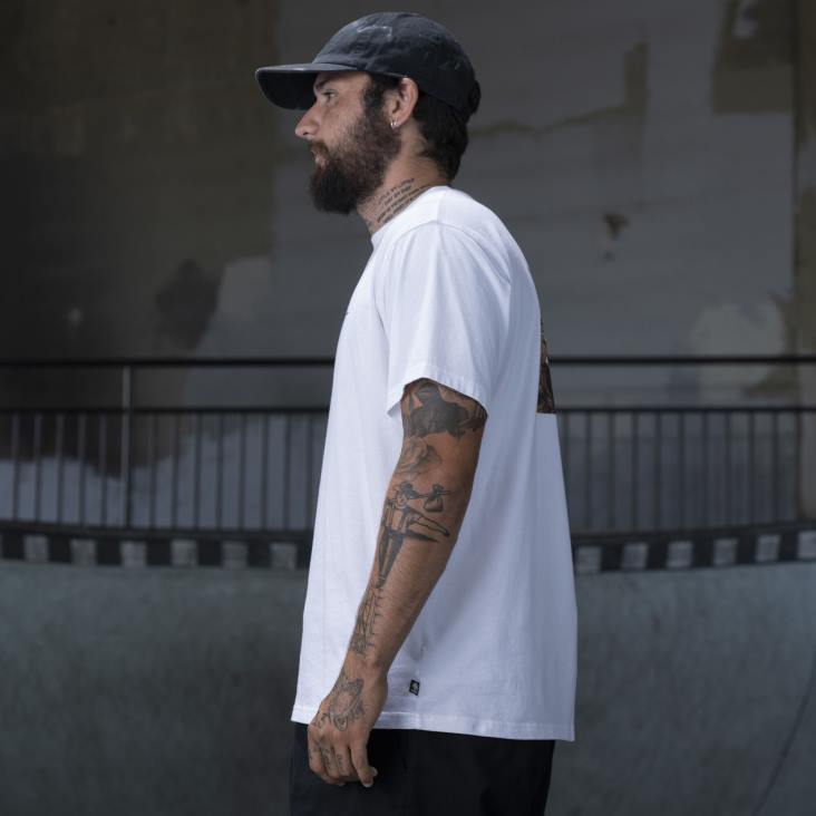 Heren Dickies ronnie sandoval foto t-shirt wit (wh) kleding 6F0X794