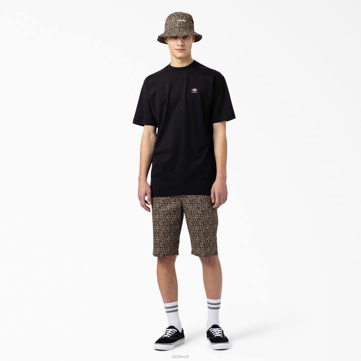 Heren Dickies skateboarden mount vista t-shirt zwart (bkx) kleding 6F0X929