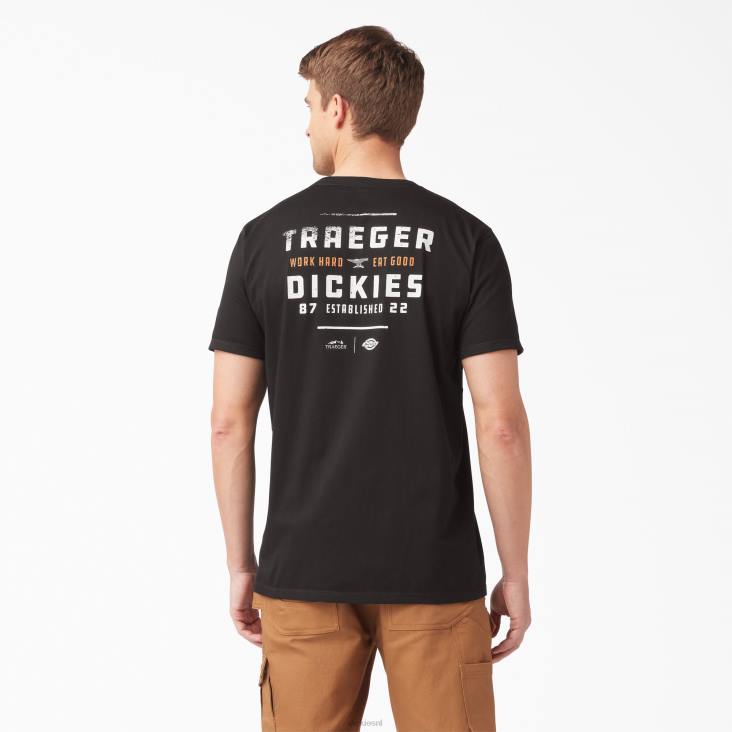 Heren Dickies traeger ultieme grillt-shirt zwart (kbk) kleding 6F0X594