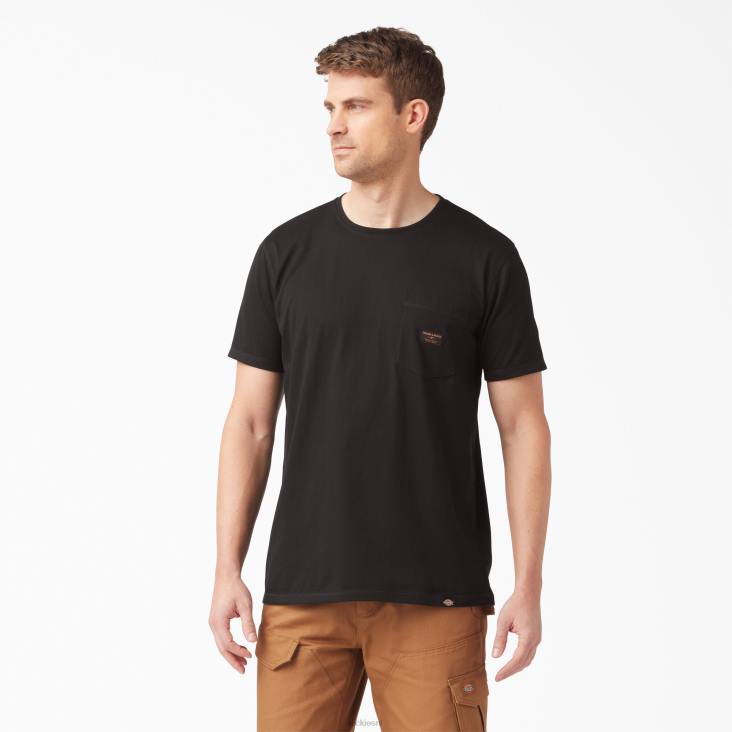 Heren Dickies traeger ultieme grillt-shirt zwart (kbk) kleding 6F0X594