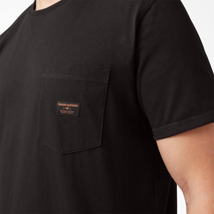 Heren Dickies traeger ultieme grillt-shirt zwart (kbk) kleding 6F0X594