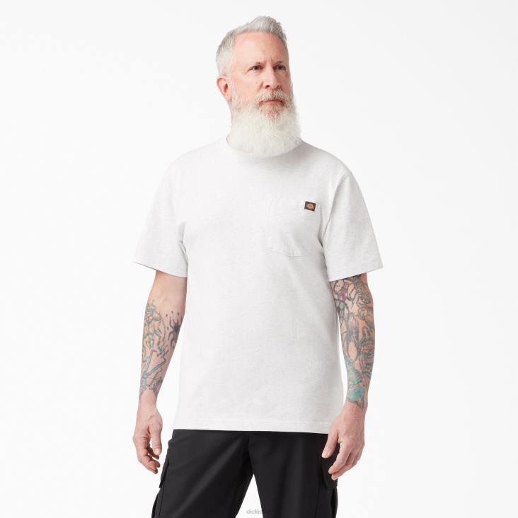 Heren Dickies zwaargewicht T-shirt met korte mouwen asgrijs (ag) kleding 6F0X504