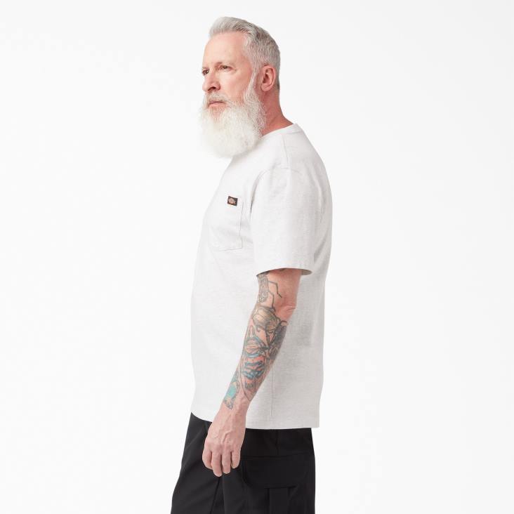 Heren Dickies zwaargewicht T-shirt met korte mouwen asgrijs (ag) kleding 6F0X504