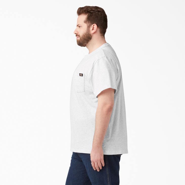 Heren Dickies zwaargewicht T-shirt met korte mouwen asgrijs (ag) kleding 6F0X504