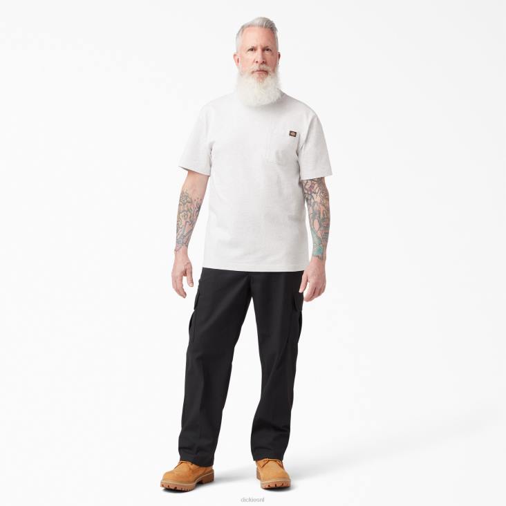 Heren Dickies zwaargewicht T-shirt met korte mouwen asgrijs (ag) kleding 6F0X504