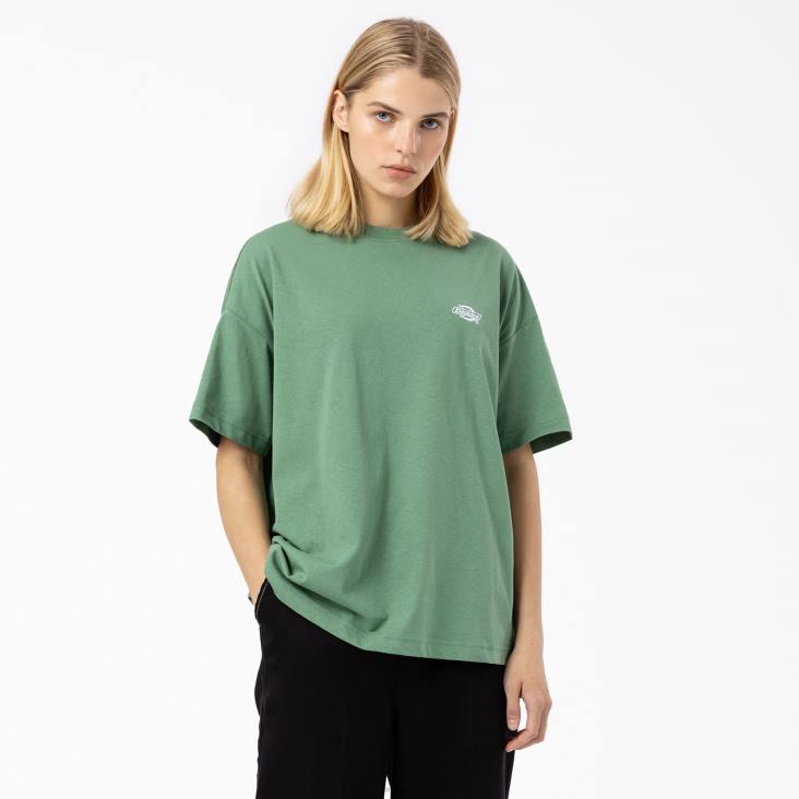 vrouwen Dickies Summerdale T-shirt met korte mouwen donkere klimop (d2i) kleding 6F0X1978