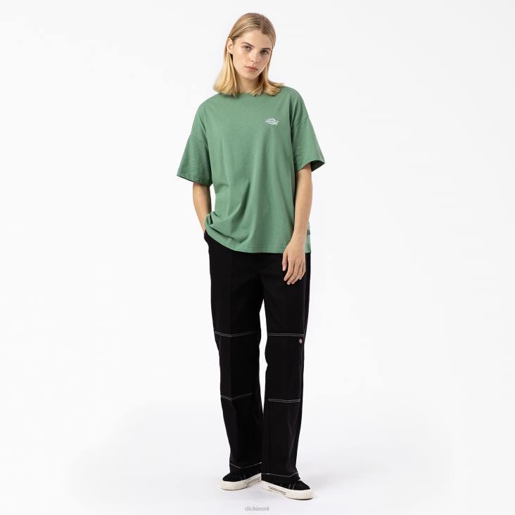vrouwen Dickies Summerdale T-shirt met korte mouwen donkere klimop (d2i) kleding 6F0X1978