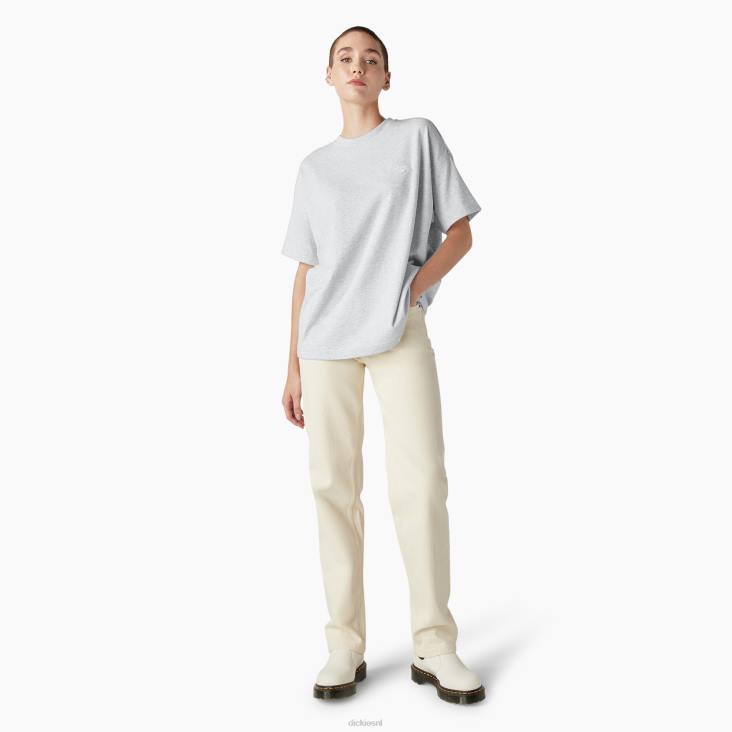 vrouwen Dickies Summerdale T-shirt met korte mouwen grijs gespikkeld (hg) kleding 6F0X1980