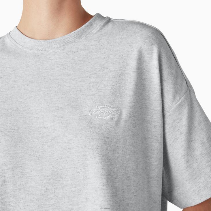 vrouwen Dickies Summerdale T-shirt met korte mouwen grijs gespikkeld (hg) kleding 6F0X1980