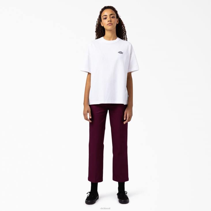vrouwen Dickies Summerdale T-shirt met korte mouwen wit (wh) kleding 6F0X1983