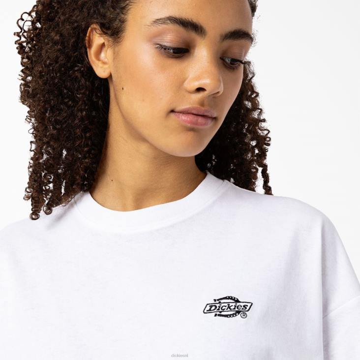 vrouwen Dickies Summerdale T-shirt met korte mouwen wit (wh) kleding 6F0X1983
