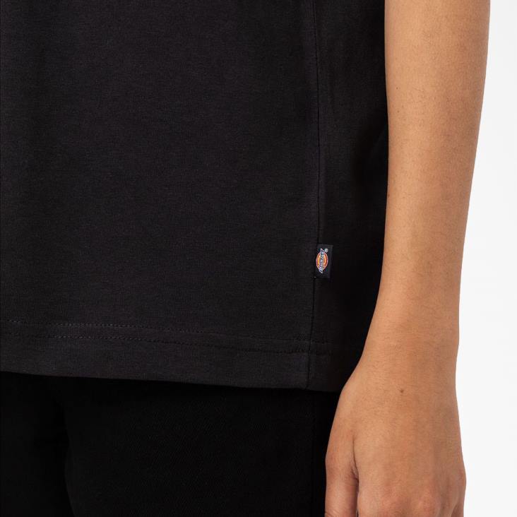 vrouwen Dickies Summerdale T-shirt met korte mouwen zwart (kbk) kleding 6F0X1981