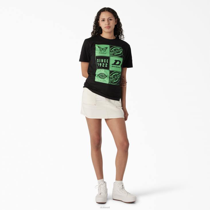 vrouwen Dickies T-shirt met grafische band zwart (kbk) kleding 6F0X2212