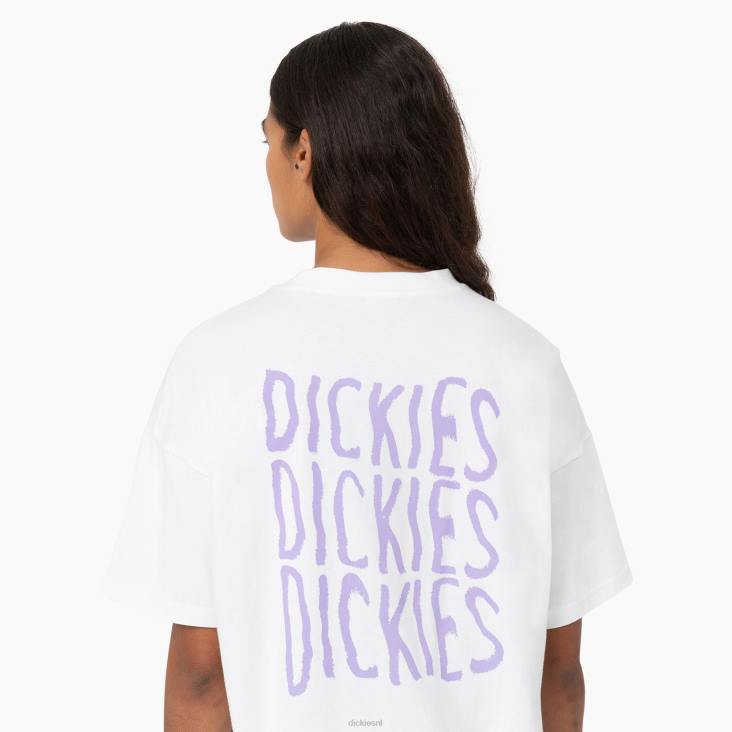 vrouwen Dickies creswell grafisch T-shirt wit (wh) kleding 6F0X2153