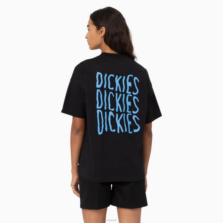 vrouwen Dickies creswell grafisch T-shirt zwart (kbk) kleding 6F0X2152