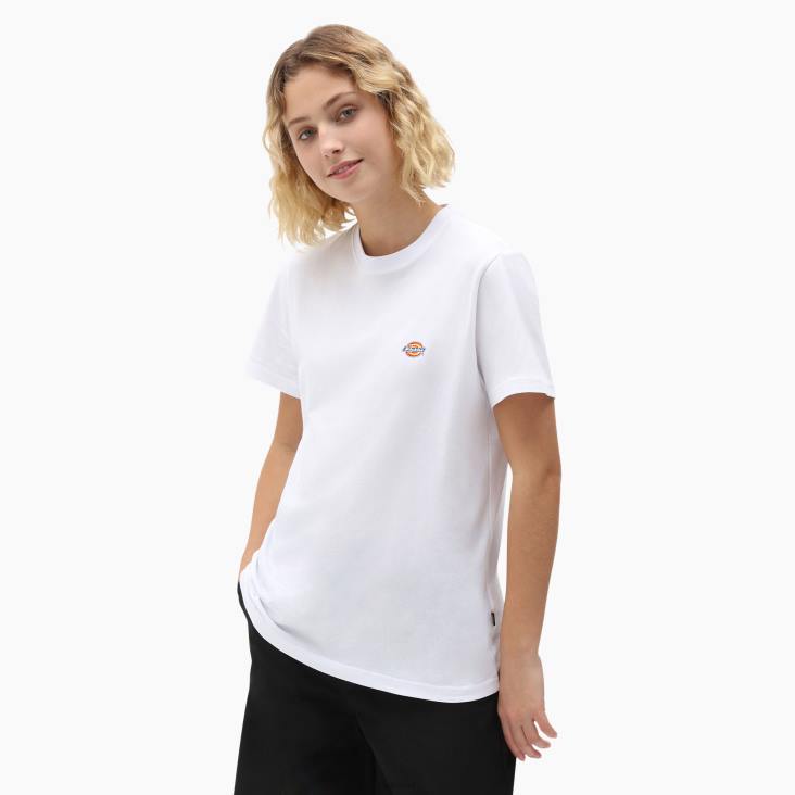 vrouwen Dickies esdoorn t-shirt wit (wh) kleding 6F0X2143