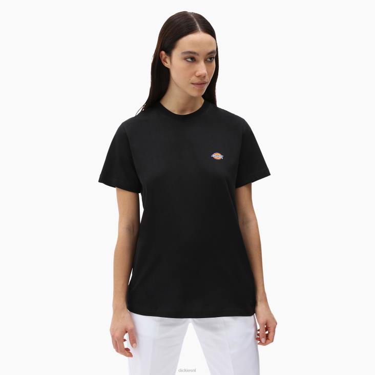 vrouwen Dickies esdoorn t-shirt zwart (bkx) kleding 6F0X2141