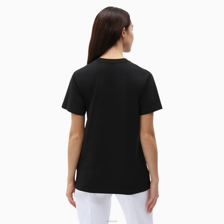 vrouwen Dickies esdoorn t-shirt zwart (bkx) kleding 6F0X2141