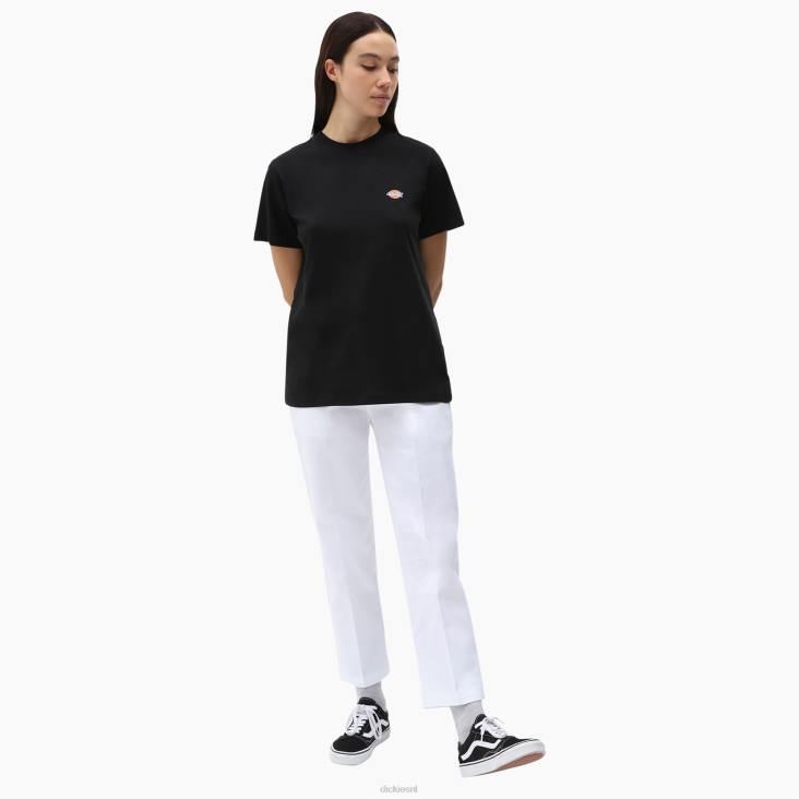 vrouwen Dickies esdoorn t-shirt zwart (bkx) kleding 6F0X2141