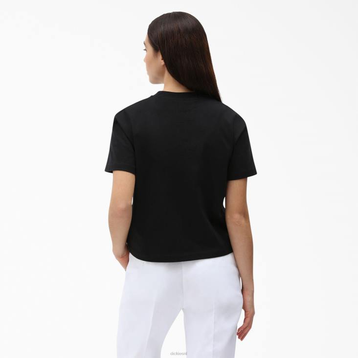 vrouwen Dickies loretto cropped t-shirt zwart (kbk) kleding 6F0X2179