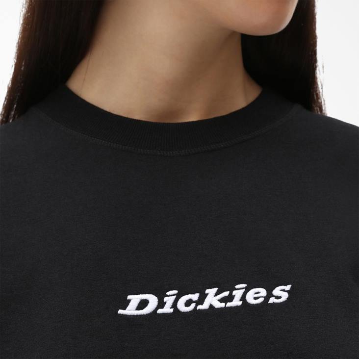 vrouwen Dickies loretto cropped t-shirt zwart (kbk) kleding 6F0X2179