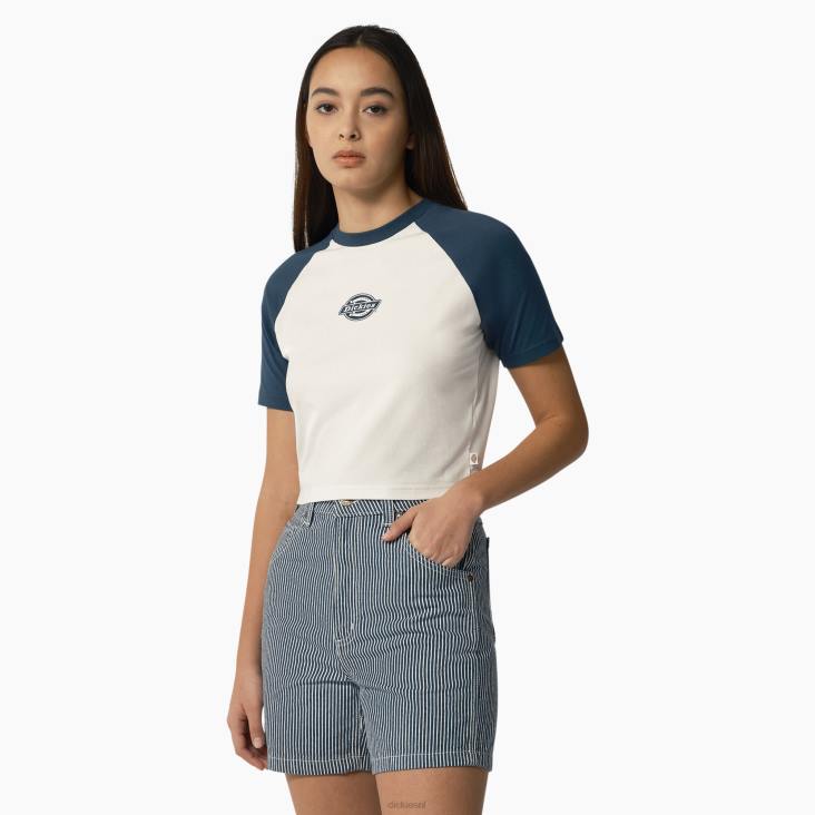 vrouwen Dickies sodaville-t-shirt luchtmacht blauw (af) kleding 6F0X2055