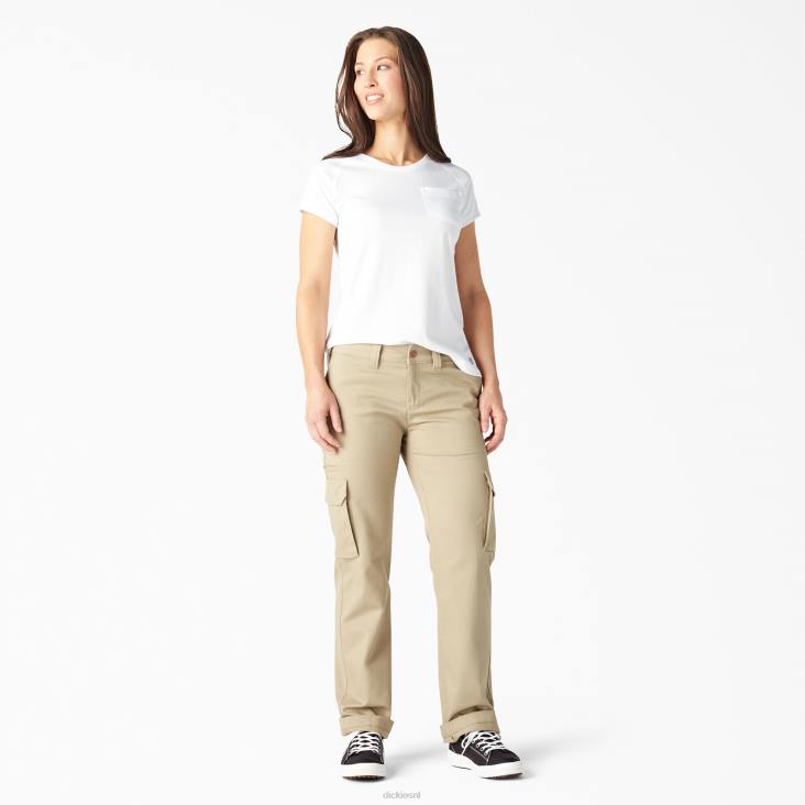 vrouwen Dickies verkoelend T-shirt met korte mouwen wit (wh) kleding 6F0X1584