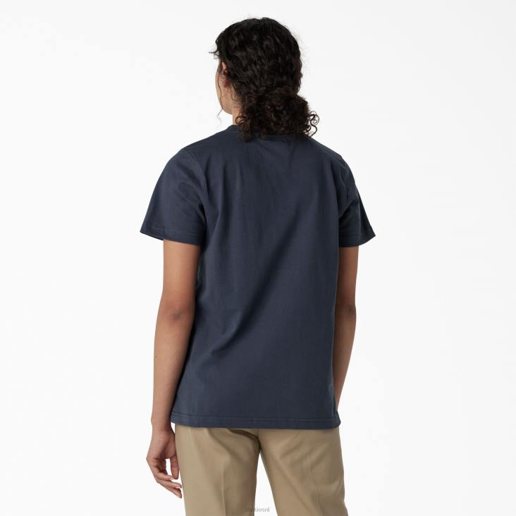 vrouwen Dickies zwaargewicht T-shirt met korte mouwen luchtmacht blauw (af) kleding 6F0X1952